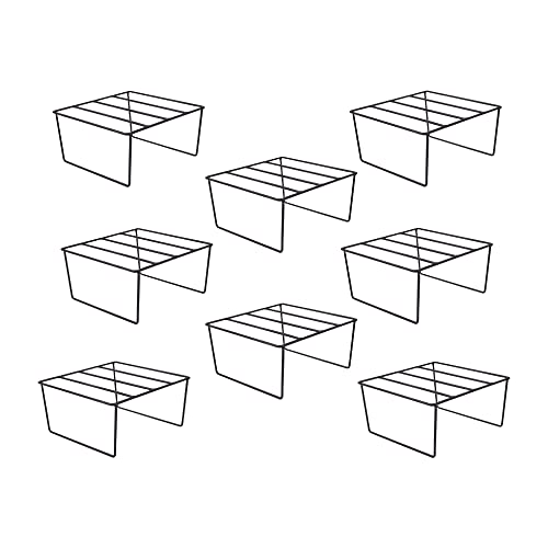 Image of NAYRA Black Color Strong Stylish Design Legs Metal Square stands For Plant Pot Flower Pot For Planter indoor and Outdoor (Square Stand -8)