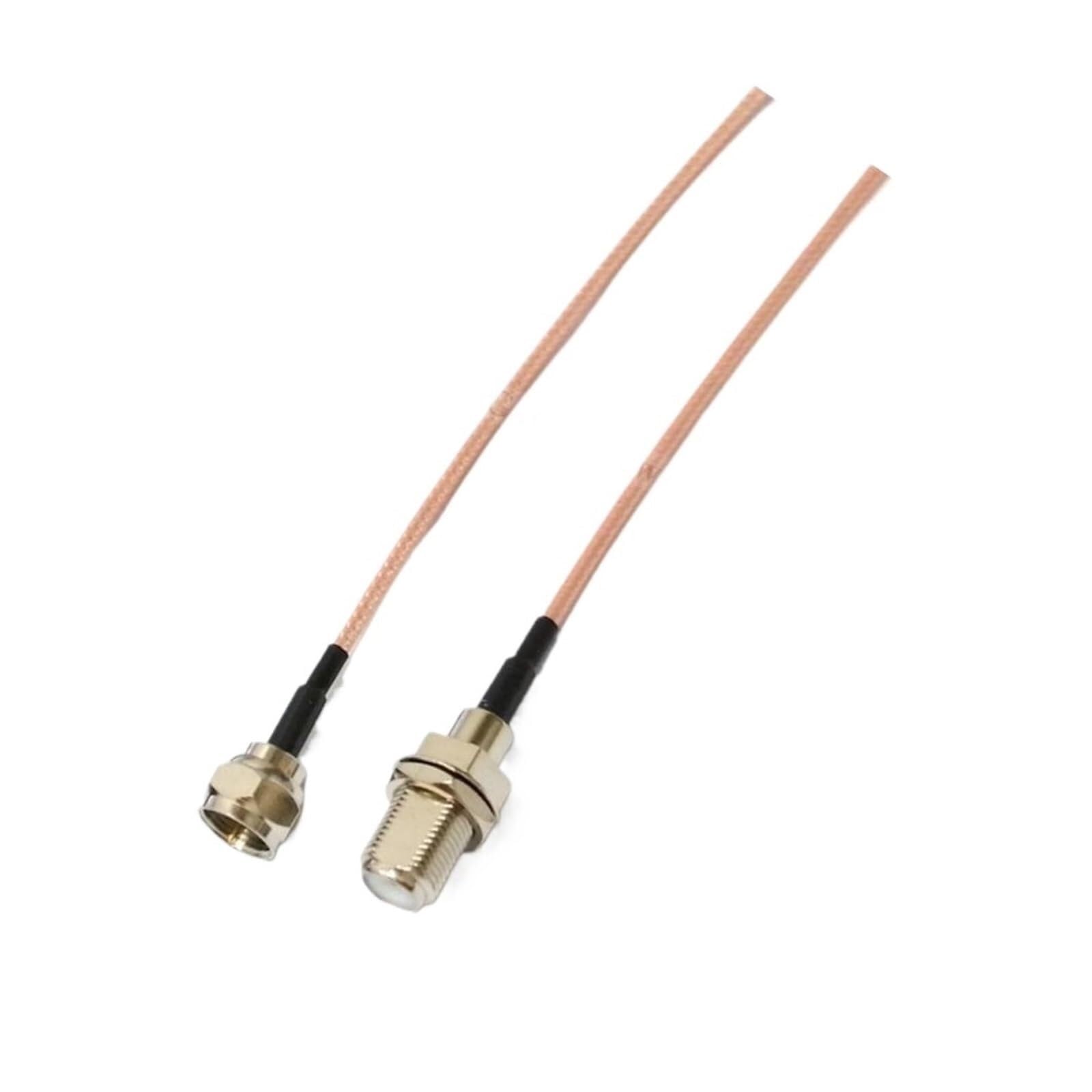 Adattatore Coassiale F Maschio/femmina Da 10 Pezzi A Cavo Jumper RG179