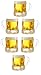 Circleware Roadhouse Mini Mason Beer Mug Heavy Base Glasses, Set of 6, Fun Party Entertainment Beverage Drinking Glassware Tumbler Whiskey Coffee Espresso Liquor Jello Shots Cups, 1.7 oz