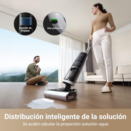 Miniatura 4 de Dreame H14 Pro Aspiradora En Seco Y Húmedo, Alcance De 180 Celsius, Autolimpieza A 60 Celsius, Secado En 5 Min, Máxima Potencia De 18.000 Pa, Adición Automática Del Producto, Cepillo Giratorio