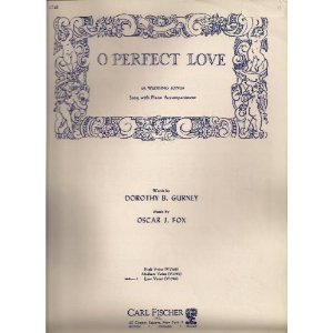 Sheet music O Perfect Love - Medium Voice Book
