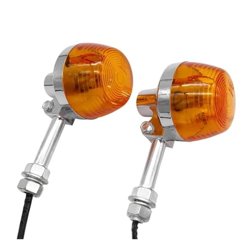 Clignotants pour moto ambre 10mm stop aux vibrations sur XL100 CB350 CM400