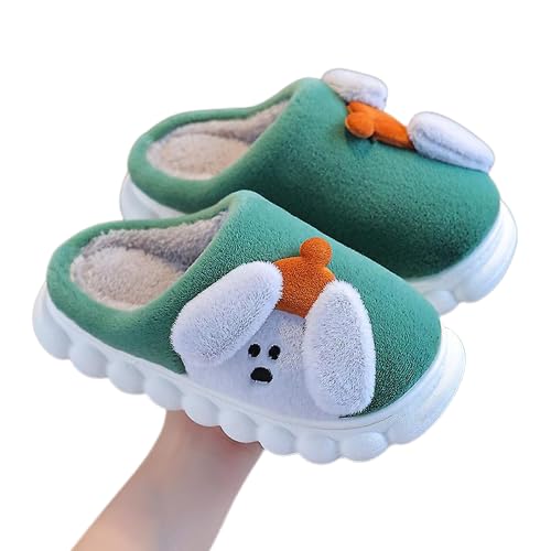 DISOLVE Toddler Slippers Boy and Girl Bunny Slippers Plush Cute Non-Slip Warm Winter Shoes, Suitable for indoor and outdoor Kids Slippers 1 Pair (Random One Color) (10-11Year) Kids (B0CHW52W2G) Amazon Price History, Amazon Price Tracker
