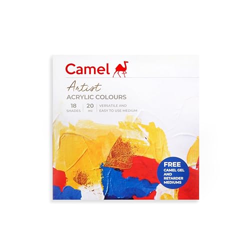 Kokuyo Camlin Artist Acrylic Colors - 18 Shades, 20ml