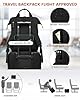 LOVEVOOK Sac a Dos Femme, Impermeable Sacs à dos pour Ordinateur Portable 15,6 Pouces, Sac Ados PC Cartable Sac a Dos College Fille pour Voyage Travail Ecole Scolaire Noir #5