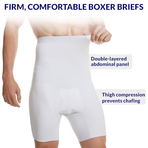 The Natural Posture Men's Tummy Control Compression Shorts - Slimming Boxer Briefs – Lightweight Stomach Shapewear4