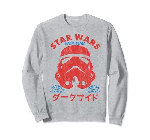 Sweatshirt Stormtrooper Star Wars Swim Team en coton noir pour homme