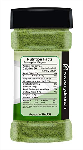 Image of Desire Green Chilli Powder 200 Gram (Hari Mirchi Powder)