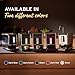 Tchibo Automatic Espresso & Coffee Machine Bundle with Built-in Grinder, Comes With 3 x 12 oz. Bags of Whole Bean Coffee, Green