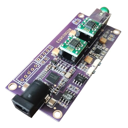 Procesador de sonido ES9039Q2M contra audio plano: descifrador con OPA
