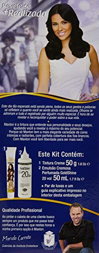 Tintura Permanente 2 Preto Natural Unit, Maxton