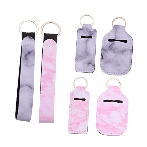 Veemoon 6 Piezas De Clip Para Lápiz Labial Estuche Para Lápiz Labial Llavero Funda Cadenas Para Etiquetas Protectoras De Lápiz Labial Accesorios Llavero Bolsa Accesorio Colgante