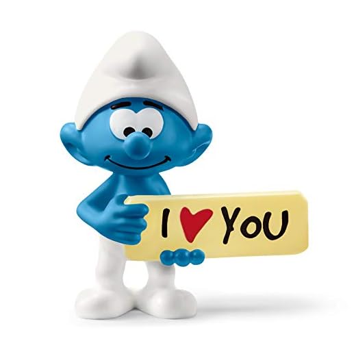 Schleich 20823 Smurf med skylt smurfarna