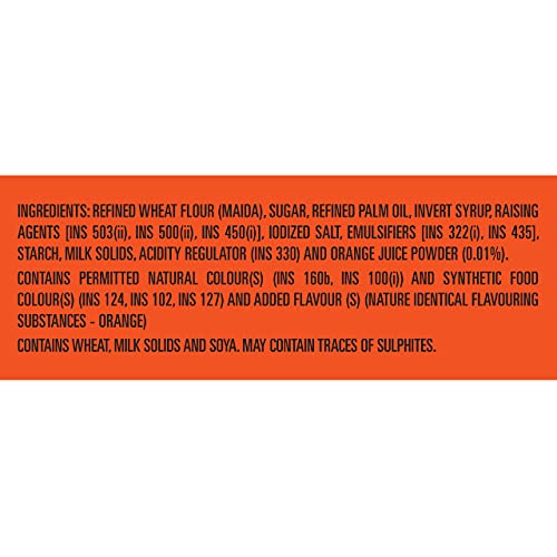 Image of Sunfeast Bounce Cream Tangy Orange, 82g Pack of 20