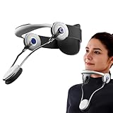 LJDTTXS Adjustable Neck Brace with Rotatable Head Support – Forward Head Posture Corrector, Ergonomic Cervical Collar for Neck Support, Posture Alignment, and Daily Neck Stretching