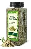 Soeos Dried Rosemary Leaves, 7.76 oz (220g), Whole Rosemary for Cooking, Seasoning, Baking, Roasting, Marinades and Tea, Premium Quality, All Natural, Aromatic Dried Herb