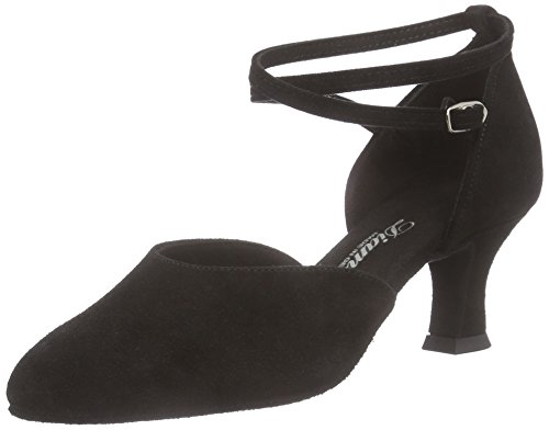 Diamant Damen 058-068-001 Tanzschuhe Standard & Latein, Schwarz