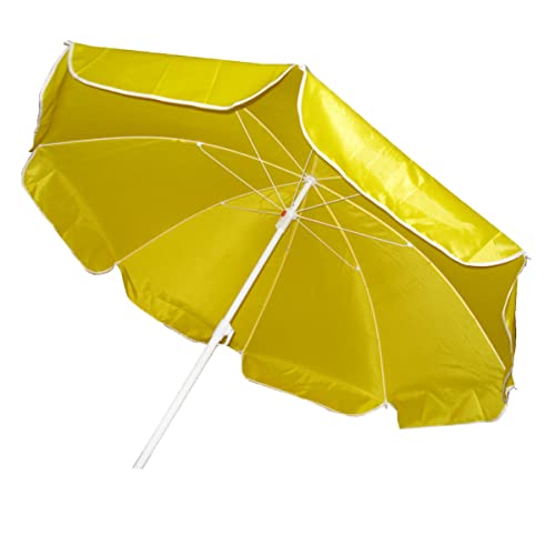 Image of Big Size 7 Feet Outdoor Garden Umbrella Windproof Waterproof UV Resistant Sun Shade for Patio Use