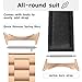 LYSANDRA 1 Set Adapters Compatible with Google Pixel Watch 3, 2, 1 Connector Bands, New stainless steel wire drawing process Connection Adapter (Rose Gold, for Pixel Watch 3 45mm)