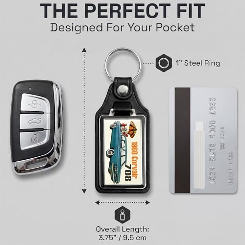 Image of Brotherhood Car Key Chain for Corvair - Classic Models Keychain for Men and Women Gift Key Ring