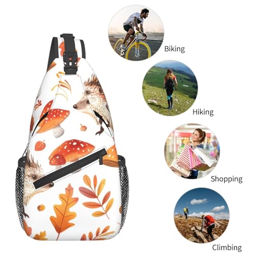 Bolso bandolera unisex ligero para viajes de 4 litros miniatura 6