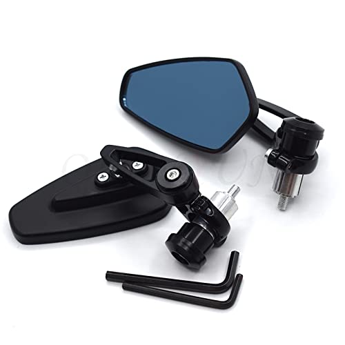 Espejos laterales para moto BMW F800GS retrovisores universales de 22mm para manillar de aluminio