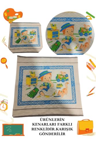 Goldrise; TYC2GTRXQN169113523184001, Okul Beslenme Peçetesi ve Örtüsü 40x40 (4 Adet Alın 3 Adet Ödeyin) Stokta Olan Model Gelir