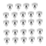 ibasenice 6 Paar Kennzeichenschrauben aus Zinklegierung Diebstahlsicherung Rostfrei Universell für Pkw Lkw Anhänger