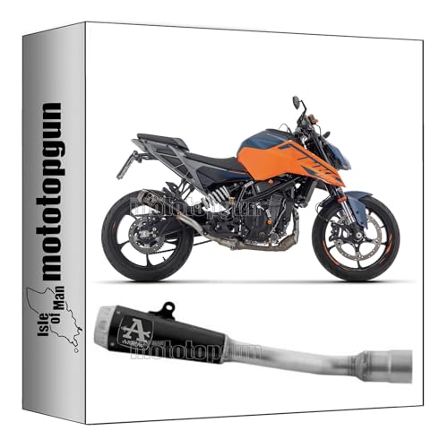 Échappement haut de gamme Arrow Pro-Race nichrom noir 71972PRN pour moto KTM Duke 125