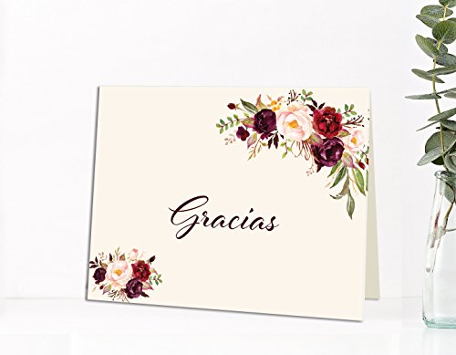 16 Vintage Flower Tarjetas De Agradecimiento #TOP1