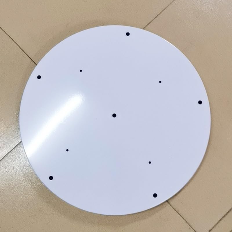 Copertura per Illuminazione a soffitto, Piastra Metallica Resistente per Nascondere i Cavi e Montare lampade a Sospensione, lampadari in casa, Ufficio