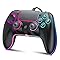 GUOC RGB Wired Controller for PS5/PS4 and PC with Hall Effect Trigger, 3.5mm Audio Jack, Support Tubro/Macro Function, Adjustable Dual Vibration 6-Axis Motion Control Gamepad