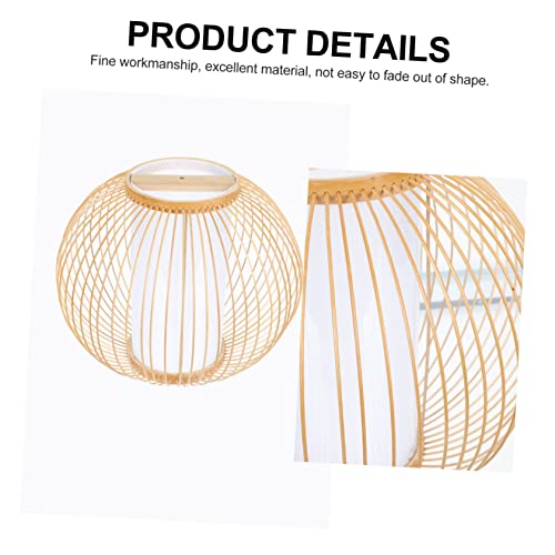 Couverture de lustre tissée Veemoon pour suspension de style chinois - 5