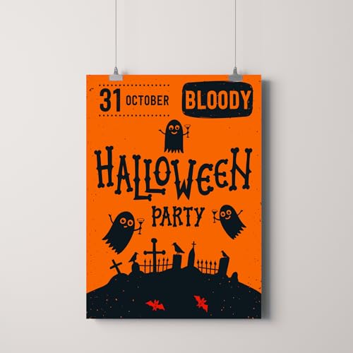 Impressions murales d'Halloween : transformez vos murs blancs tristes - 6