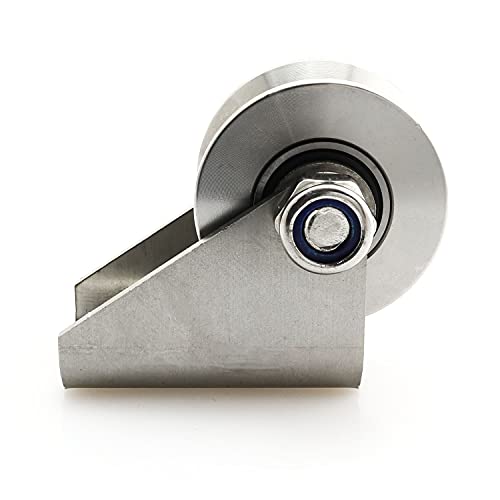 Heyous DOSSTRP-UT-1 Detachable Oblique Stainless Steel U-Type Groove Sliding Wheel Roller Track Rail Fixed Pulley thumb #3