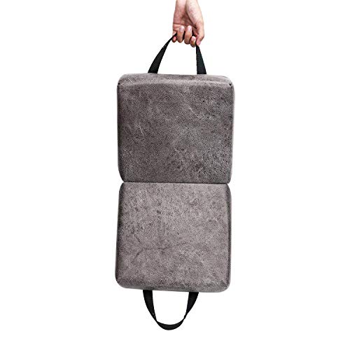 Safoner Extra Thick Garden Memory Foam Kneeling Cushion Mat for Work Gardening, Folding Bath Kneeler Pad