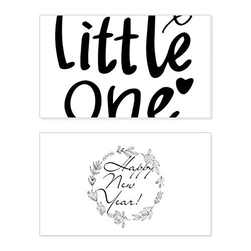 Tarjeta conmemorativa Little One Quote en inglés para recuerdo de bebé