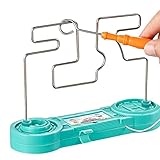 【Diseño de alarma de error de operación sensible】cuando el niño toca la línea de metal con el mango, nuestro laberinto de fuerza electromagnética juguetes hará un zumbido y las luces parpadearán. Es muy adecuado para pruebas psicológicas y desafía la paciencia de los niños.