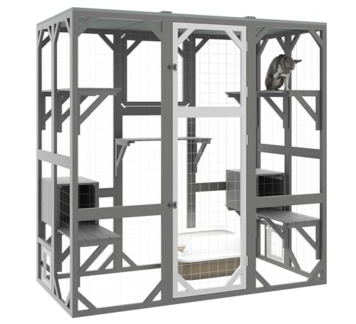 Outdoor Catio Enclosure to Keep Cats Safe