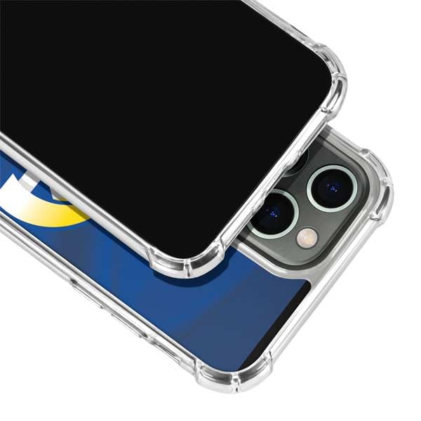 Skinit Clear Phone Case Compatible with iPhone 13 Pro Max - Officially Licensed NFL Los Angeles Rams Design