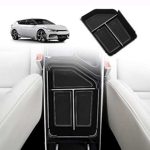 BestEvMod Center Console Organizer Box for 2022-2025 Kia EV6 Accessories