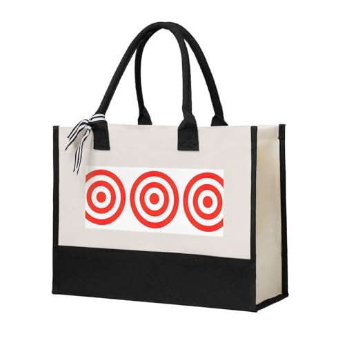 Sac fourre-tout en toile pour femme grand format cabas beige imprimé