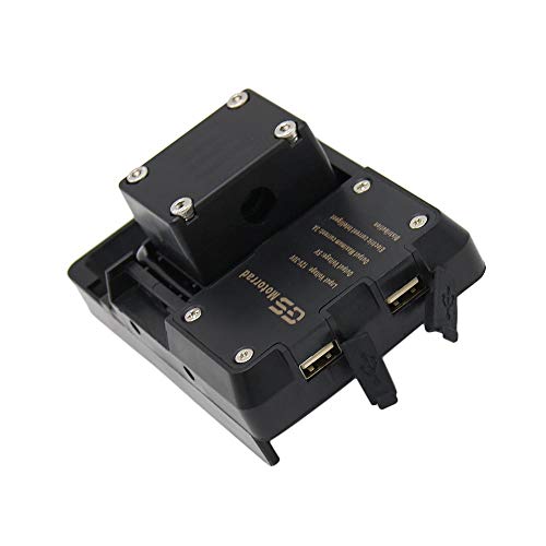 KKmoon Acessórios de suporte de navegação do telefone móvel com carregador USB para BMW R1200GS LC &