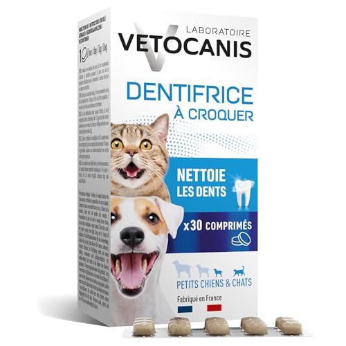 Vetocanis | Dentifrice pour Chien et Chat à Croquer | Renforce l'émail |...