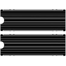 M.2 Heatsink SSD Cooler for PS5 PCIE NVME or SATA m2 2280 SSD CoolingBlack 2 Pieces