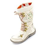  TMA Damen Winter-Stiefel 16366 Cremeweiß 39