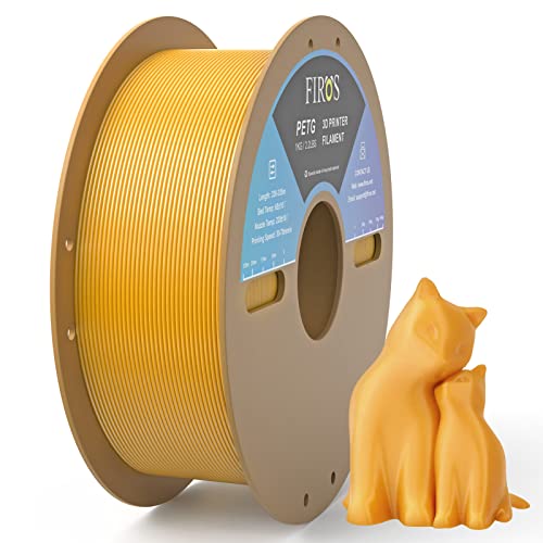 FIROS PETG 3D Printer Filament, 1kg(2.2lbs) Spool PETG Filament 3D Printing Filament,...