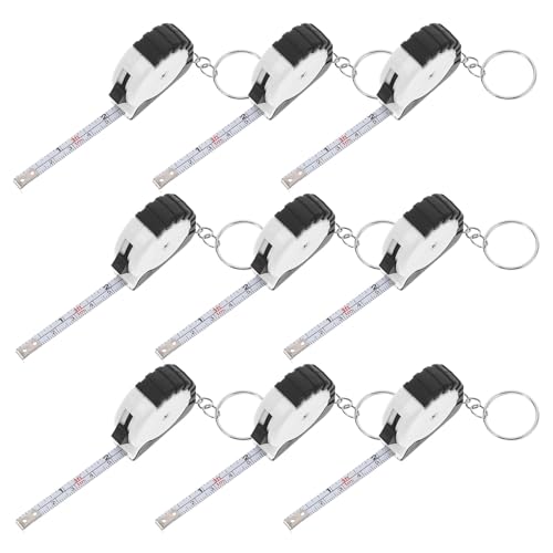 Cinta métrica retráctil de acero mini 10 pcs miniatura 1