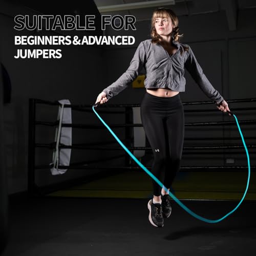 Hererope 6MM PVC Jump Rope for Men & Women Fitness, Speed, Tricks, Cardio Training, Boxing Jump Rope with Unbreakable Handles and Non-Kinking Skipping Rope, Adjustable Jumprope for Indoor Outdoor - Image 5