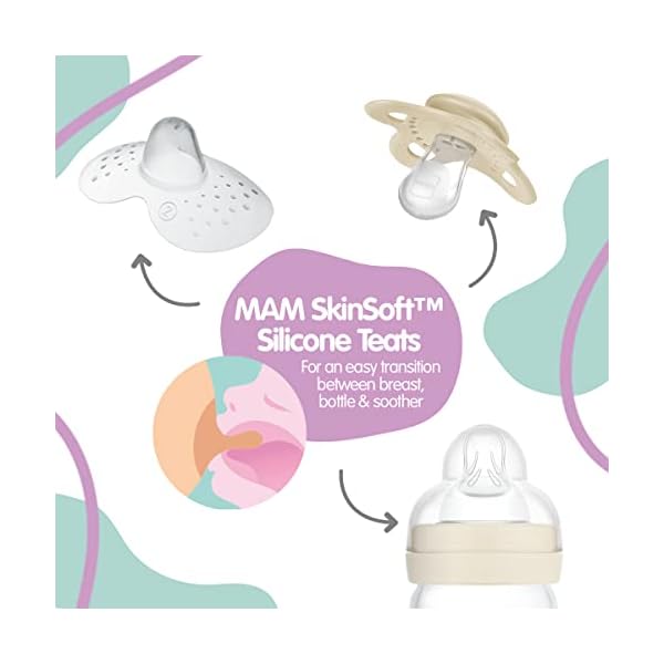 MAM Style 0+ Monate (2 Stück), Baby Schnuller mit selbststerilisierender Reisehülle, Neugeborene Essentials, Blau, I… – Bild 10